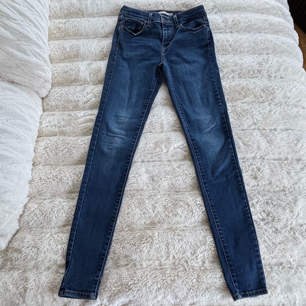 Levi’s Women's 710 Super Skinny Blue Jeans